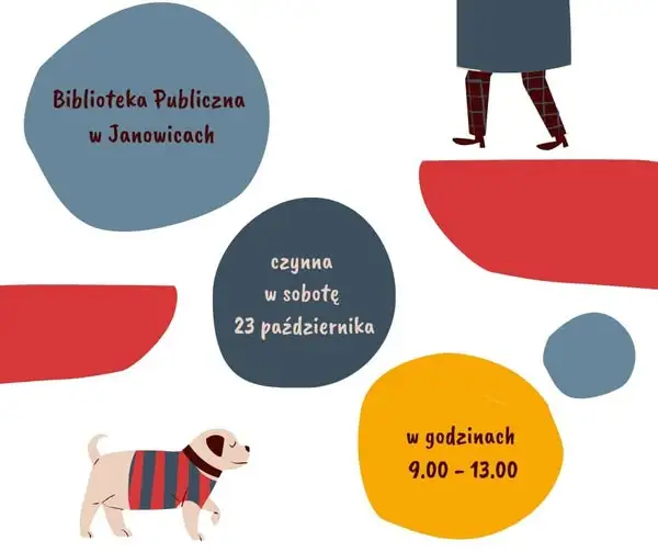 Biblioteka w Janowicach otwarta w sobotę – ostatnia szansa na książkę na weekend