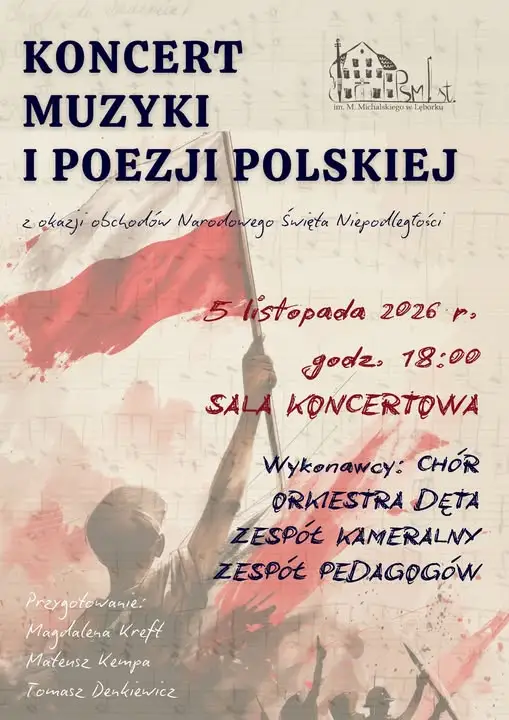 Lębork: wieczór polskiej muzyki i poezji z okazji Święta Niepodległości